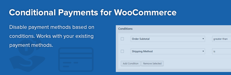 Product image for Conditional Payments for WooCommerce.