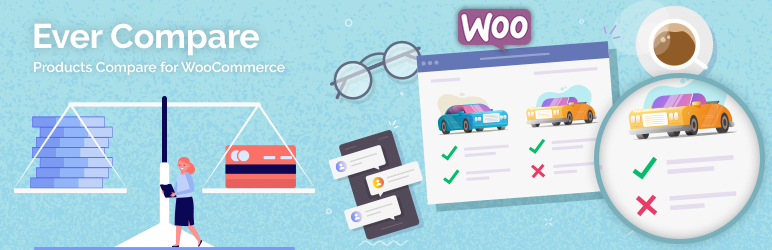 Product image for Ever Compare – Products Compare Plugin for WooCommerce.